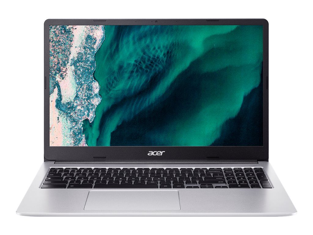 Portátil Acer Chromebook 315 - 15,6", Pentium Silver N6000, 8 GB de RAM, 32 GB SSD, Plata con teclado AZERTY