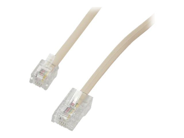 MCL Phone Cable - RJ-11 (M) to RJ-45 (M) - 20cm - Flat