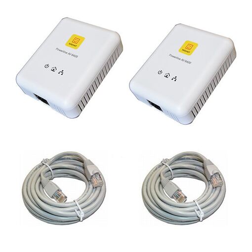 Kit de inicio Devolo dLAN 200 AVmini - Puente adaptador de red por cable eléctrico de 2 puertos (HomePlug AV)