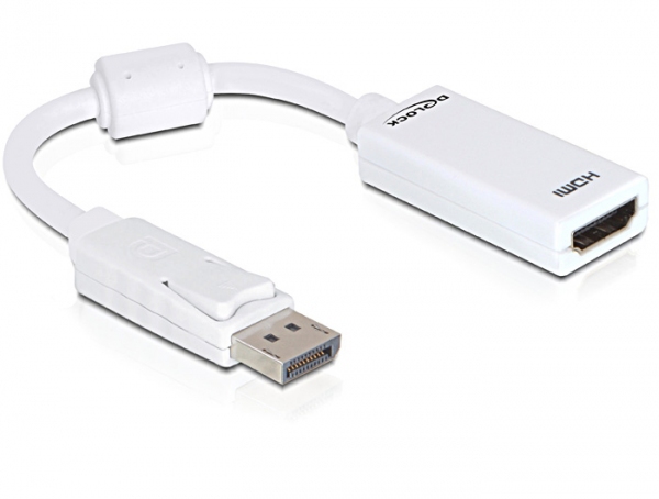 Adaptateur vidéo Delock - DisplayPort mâle vers HDMI femelle - 12,5 cm