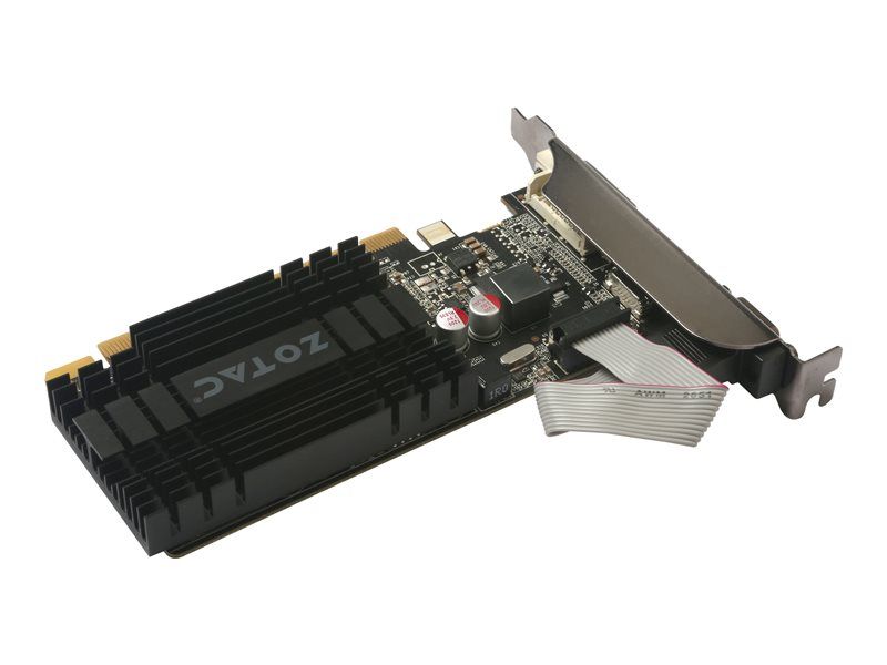Zotac GeForce GT 710 Graphics Card - 2GB DDR3 - PCIe 2.0 - DVI, D-Sub, HDMI