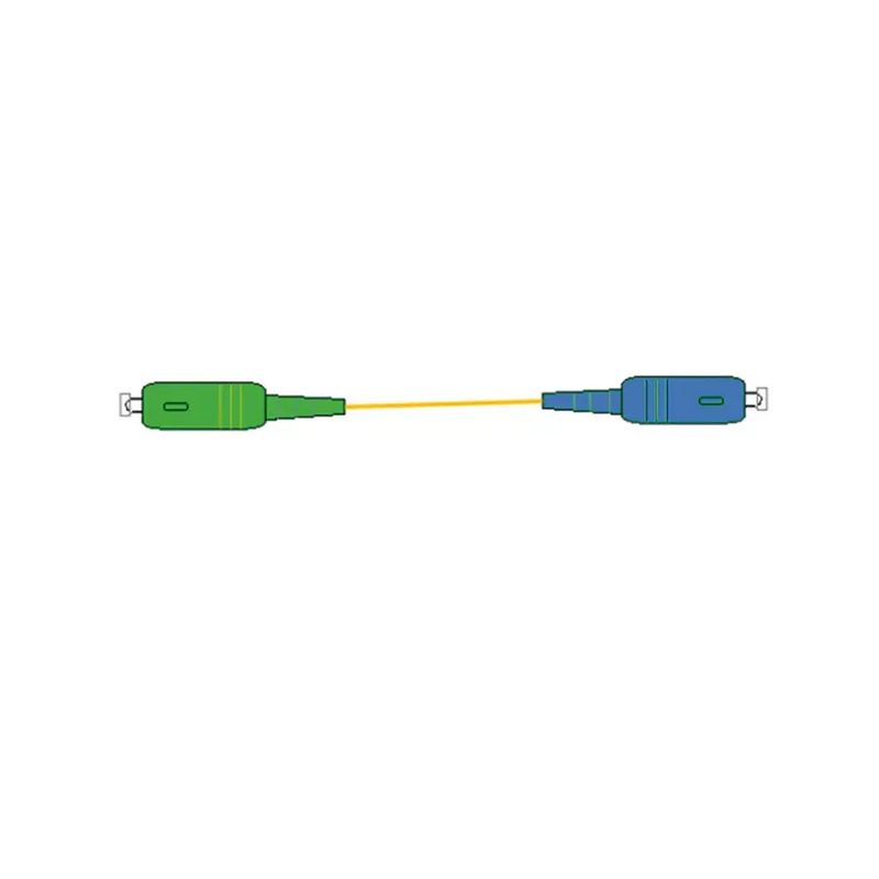 Distribución de fibra óptica Fracarro BR2-PA (1 m, 1x modo único, conectores SC/APC - SC/PC)