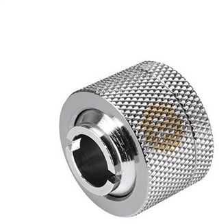 Thermaltake Pacific Compression Fitting, 1/2" ID x 5/8" OD, Chrome