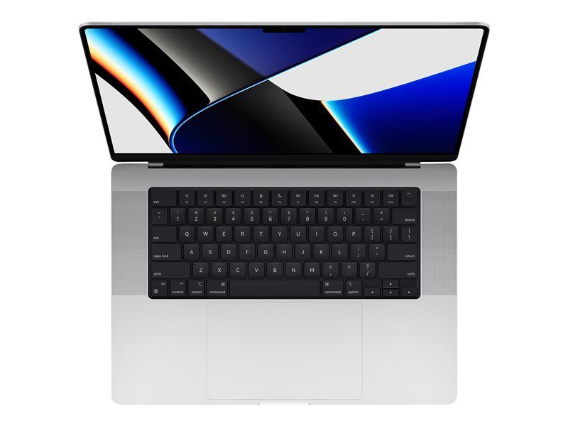 MacBook Pro Apple 16 pouces M1 Pro 2021 - 16 Go de RAM, 1 To SSD, Argent - Clavier AZERTY