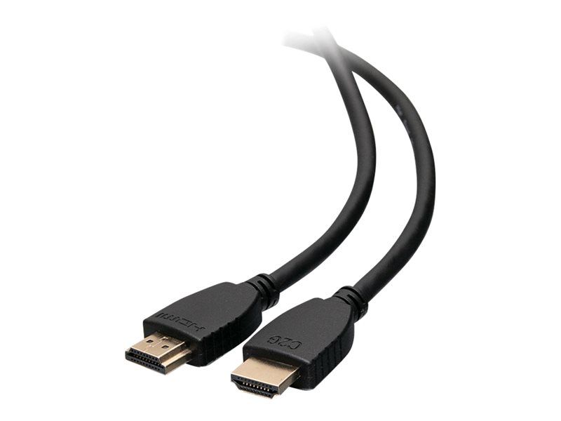C2G 6ft HDMI 4K Cable with Ethernet - High Speed - UltraHD - M/M - HDMI to HDMI - Shielded - Black