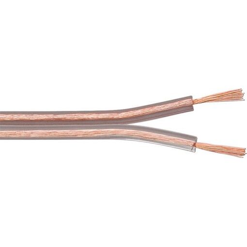 Wentronic Goobay Speaker Cable - 0.75mm², 100m, Transparent
