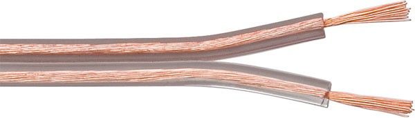Wentronic Goobay Speaker Cable - 0.75mm², 100m, Transparent