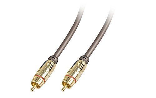 Lindy Premium Gold 5m RCA Male to Male Audio/Video Cable