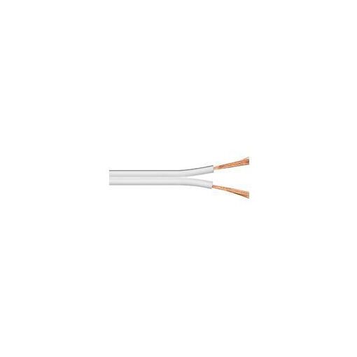 MicroConnect Speaker Cable - 1.5mm² - Bare Wire to Bare Wire - 25m - White