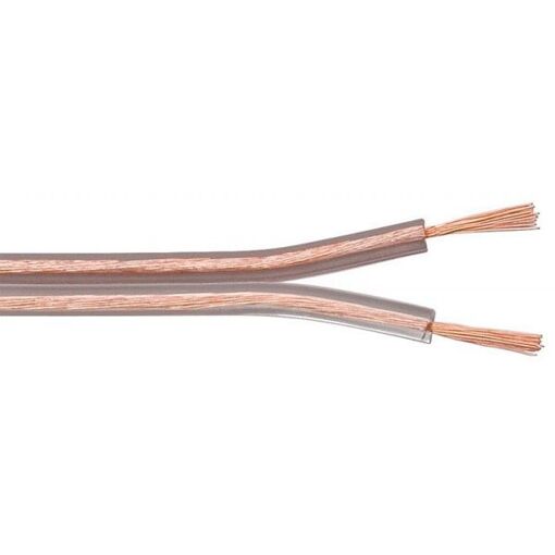 Wentronic Goobay Speaker Cable - 1.5mm², 10m, Transparent