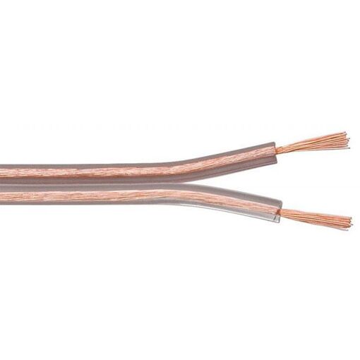 Wentronic Speaker Cable - 4mm² - 10m - Clear