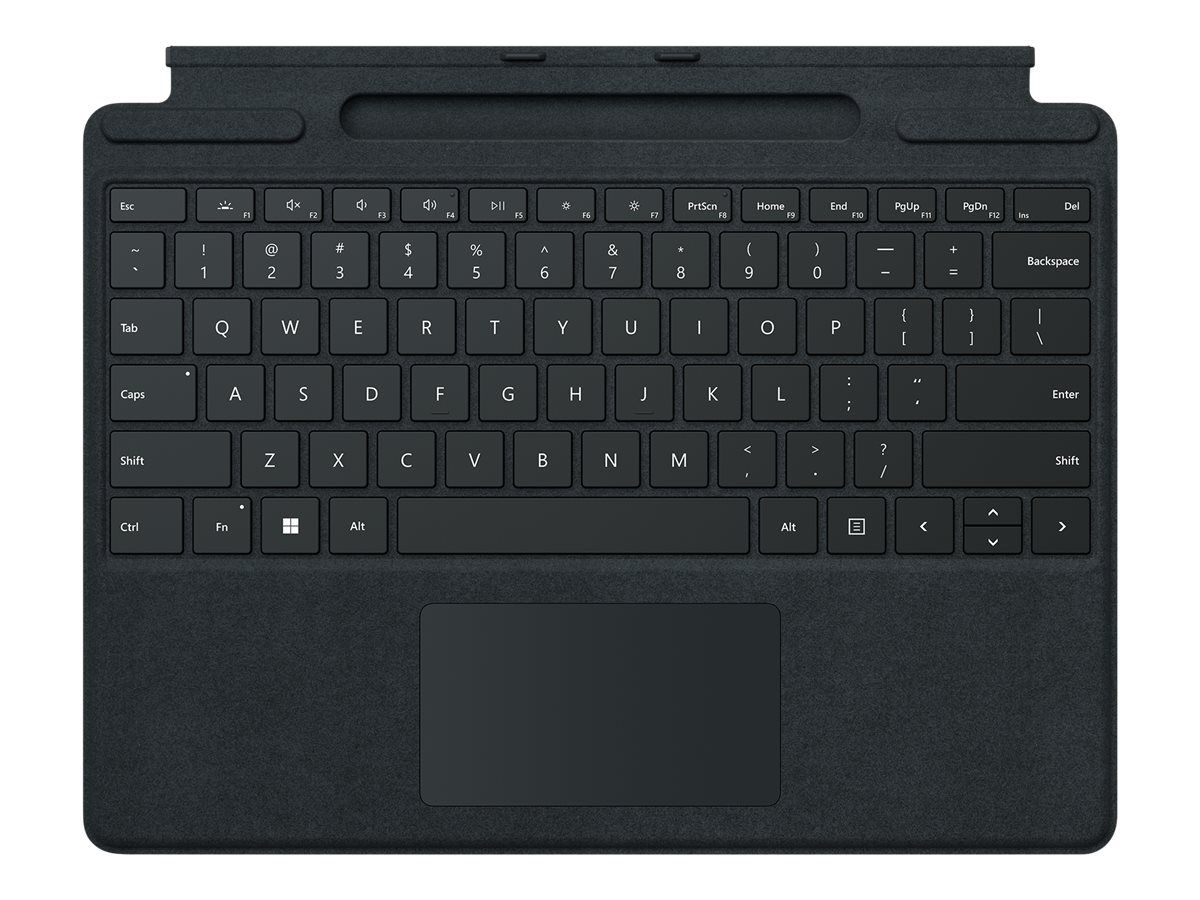 Teclado Microsoft Signature para Surface Pro - AZERTY - Negro - para dispositivos Surface