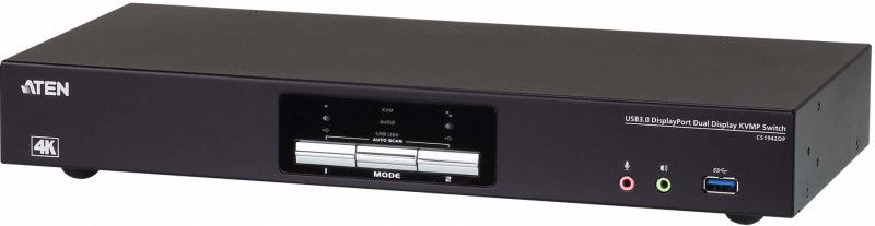 ATEN CS1942DP - 2-Port USB/KVM Switch with Audio