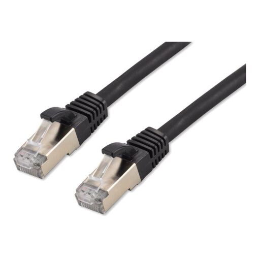 MCL Network Cable - 2m, RJ-45 (M) to RJ-45 (M), SFTP, CAT 8.1, Halogen and Hook Free, Black