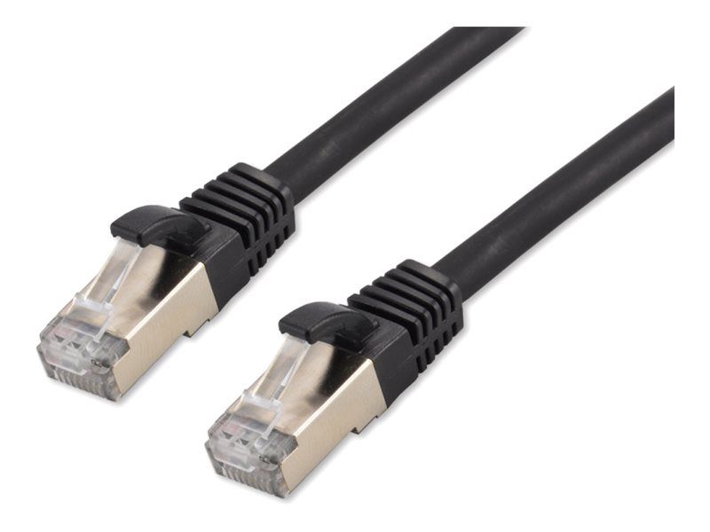 MCL Network Cable - 2m, RJ-45 (M) to RJ-45 (M), SFTP, CAT 8.1, Halogen and Hook Free, Black