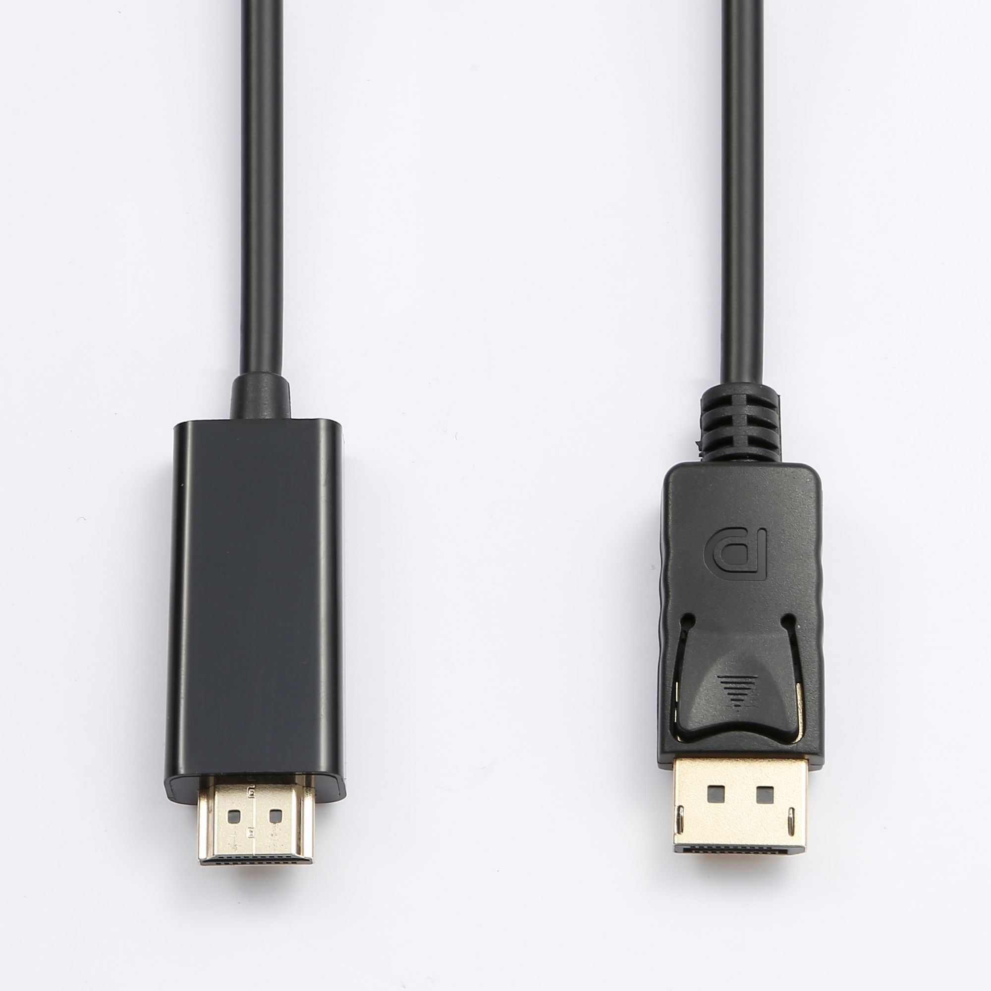 D2 DisplayPort to HDMI Cable, 4K Resolution, 2m, Black