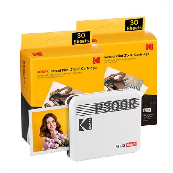 Kodak Mini 3 Retro 4PASS Sublimation Photo Printer