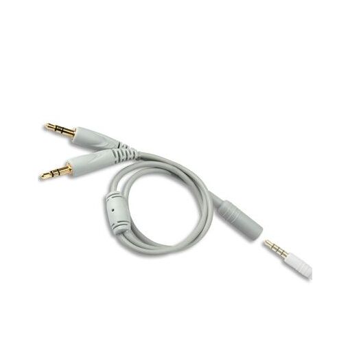 Adaptateur câble Divers 1 femelle vers 2 mâles, 40 cm vert