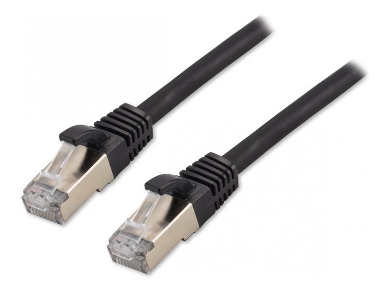 MCL Network Cable - 15m, 6mm, SFTP, CAT 8.1, Halogen-Free, Hook-Free - Black