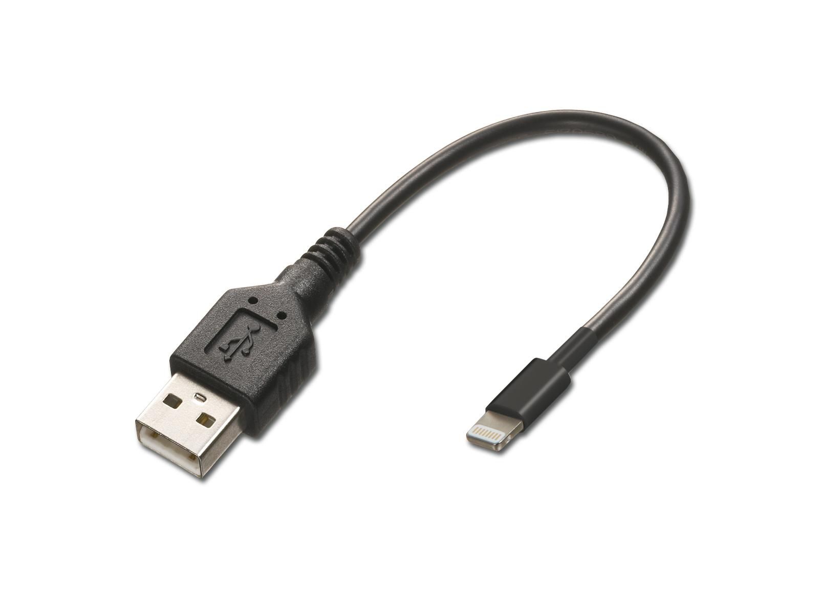 Adaptador Lightning USB de ADNAuto - Negro