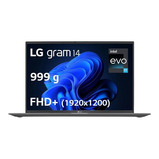 LG Gram 14Z90R-G.AP79F - Portátil de 14 pulgadas con procesador Core i7 I7-1360P, 16GB RAM, 1TB SSD y tarjeta gráfica Intel Iris Xe - Gris AZERTY