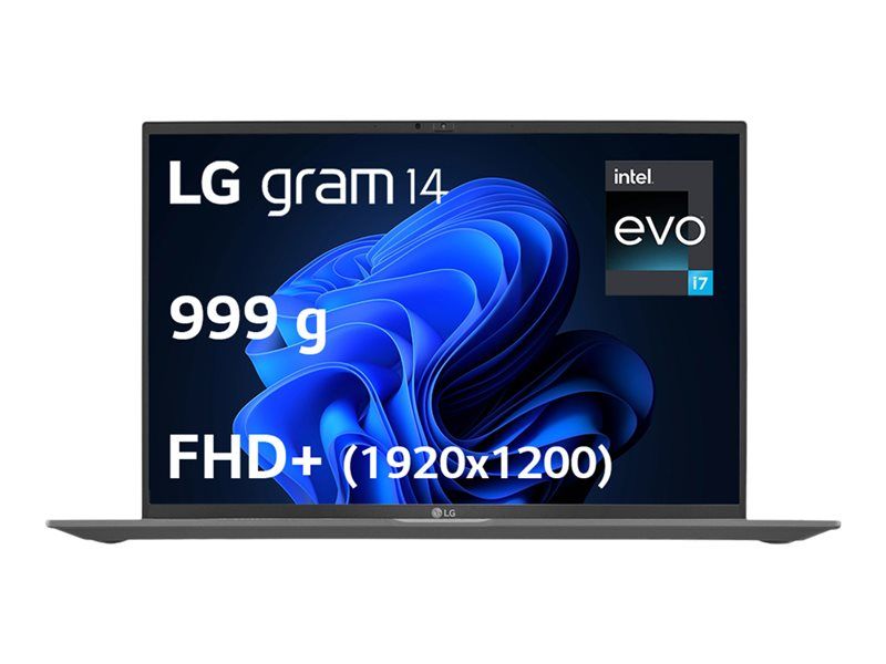 LG Gram 14Z90R-G.AP79F - 14-inch Core i7 I7-1360P 16GB RAM 1TB SSD Intel Iris Xe Graphics - Grey AZERTY