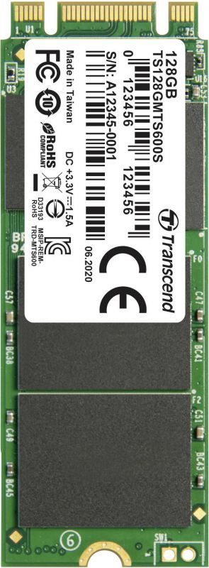 Transcend 128GB M.2 2260 Internal SSD (MTS600S)