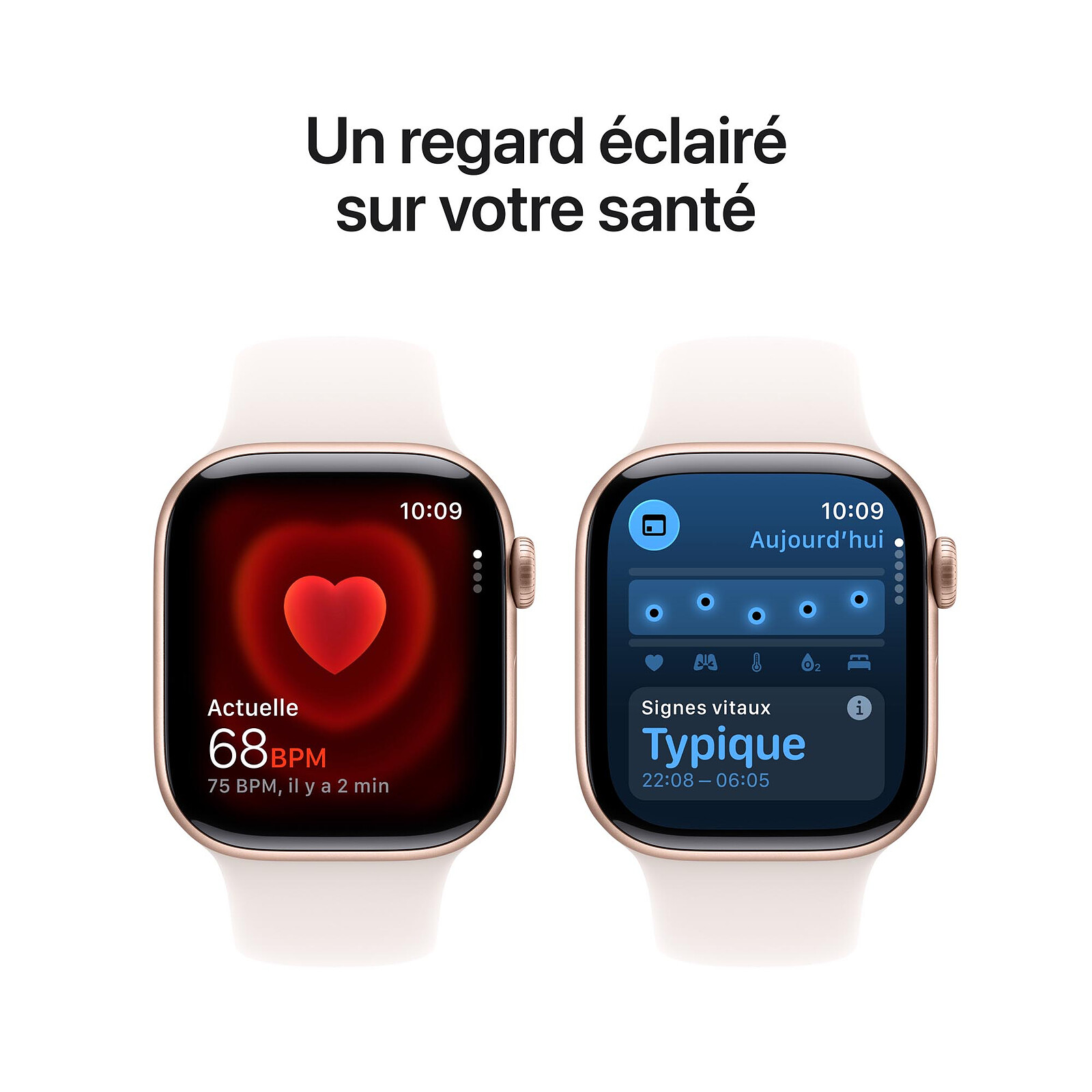Apple Watch Series 11, GPS + Cellular, 42mm, Aluminum, Rose Gold Sport Band, Pink S/M