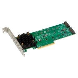 Broadcom MegaRAID 9540-2M2 - RAID Controller - 8-Port - SATA 6Gb/s / PCIe 4.0 x8 (NVMe) - Low Profile - RAID 0, 1
