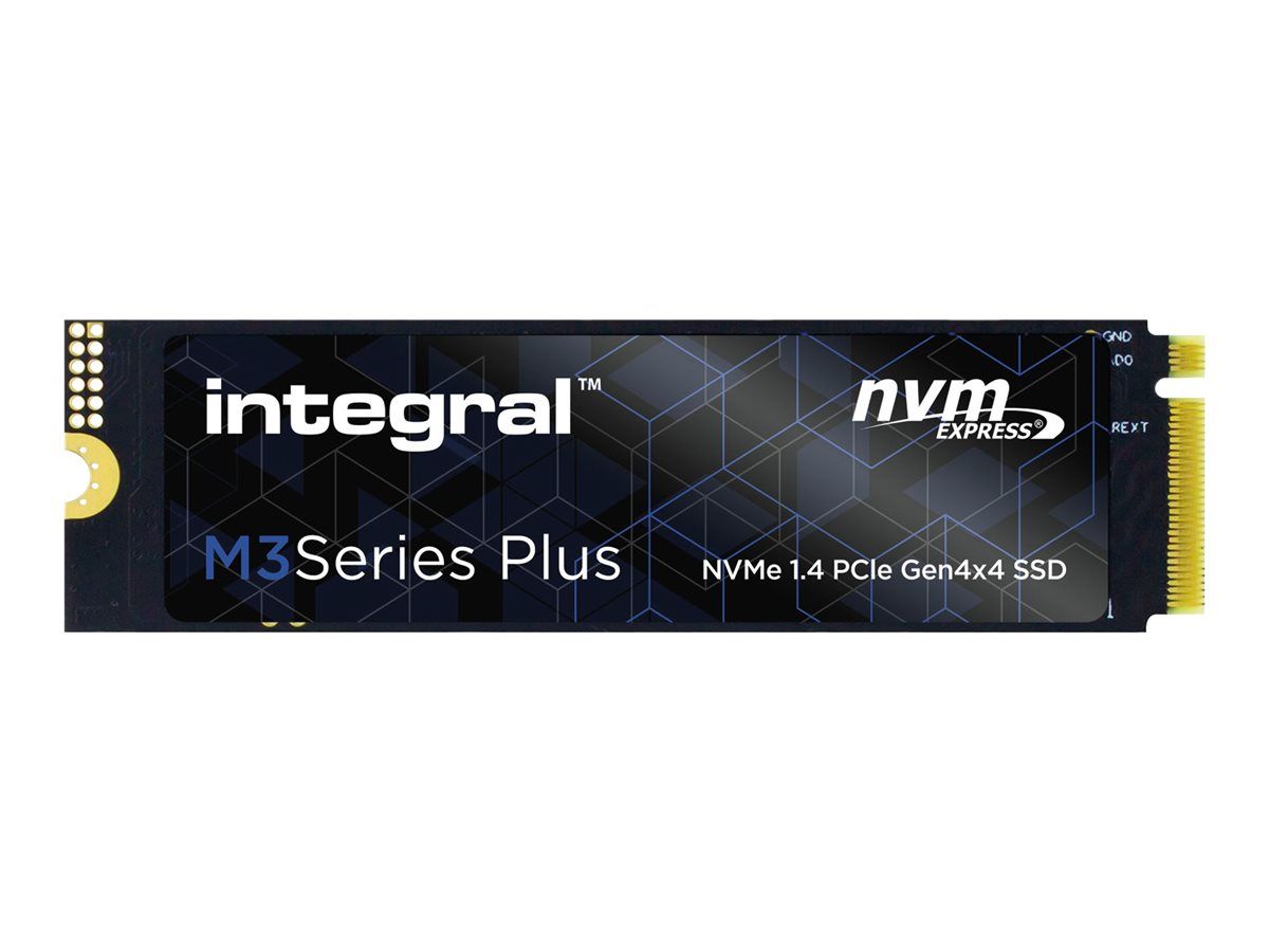 Integral Memory M3 Plus Series SSD - 500GB - Internal - M.2 2280 - PCIe 4.0 x4 (NVMe)