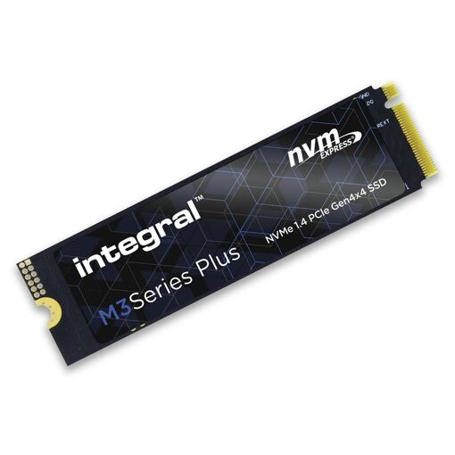 Integral Memory M3 Plus Series SSD - 500GB - Internal - M.2 2280 - PCIe 4.0 x4 (NVMe)