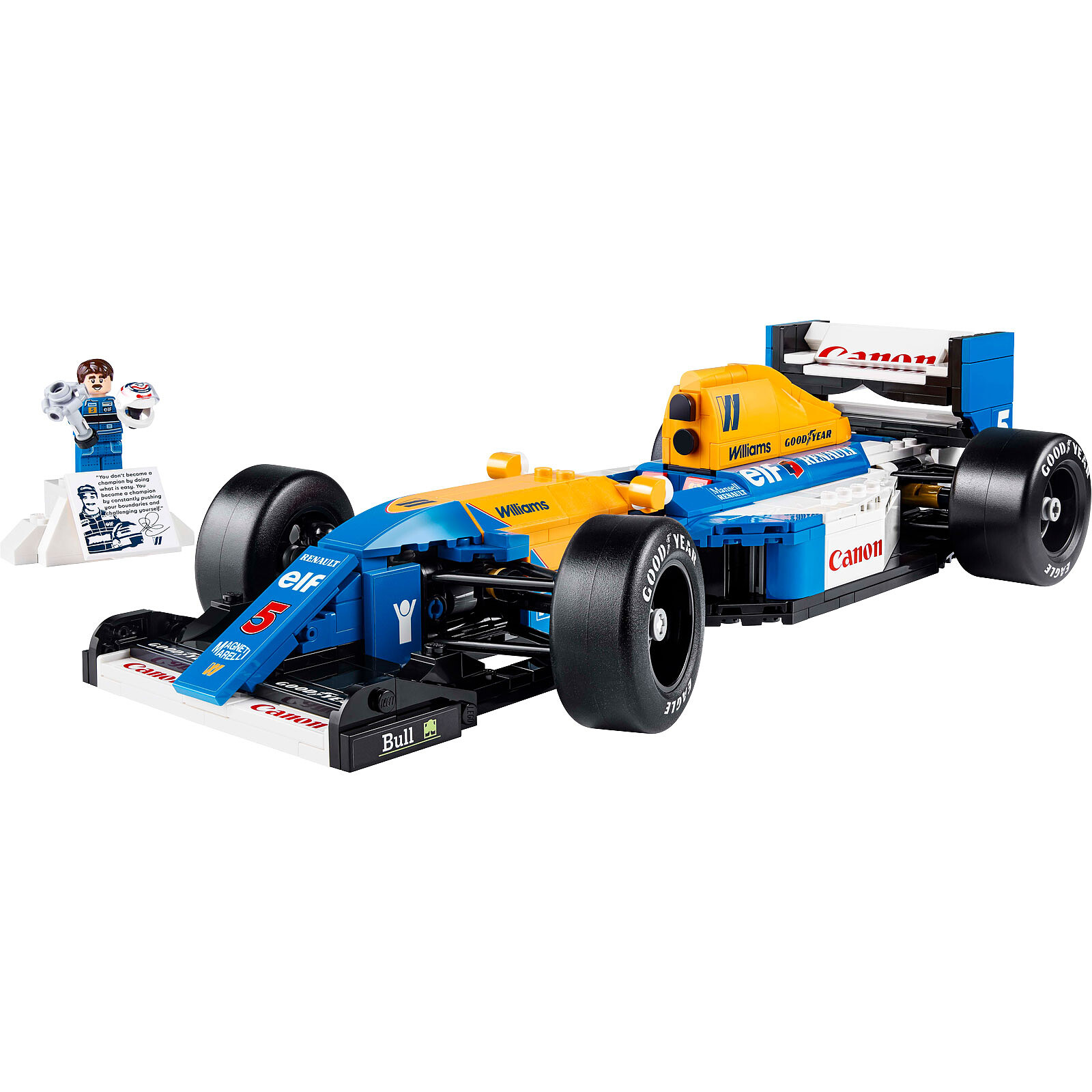 LEGO Icons 10353 Williams Racing FW14B and Nigel Mansell