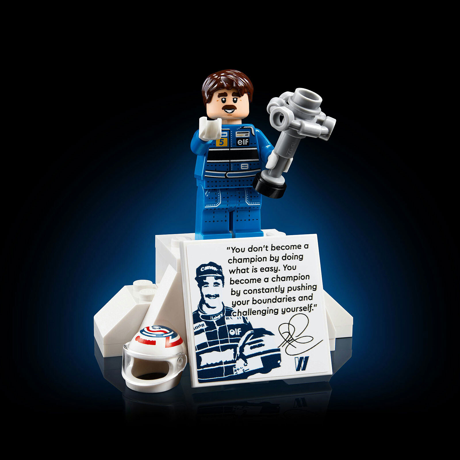 LEGO Icons 10353 Williams Racing FW14B and Nigel Mansell