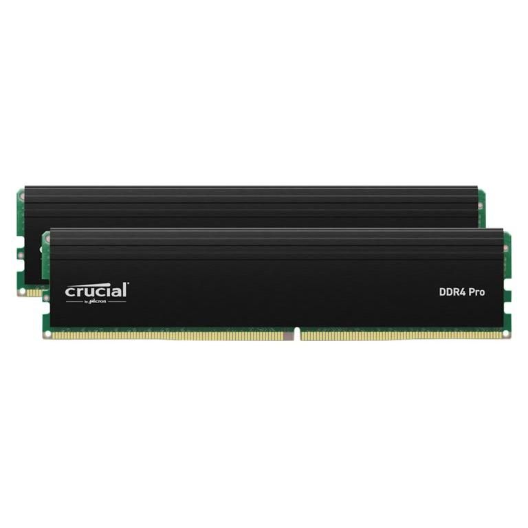Micron Technology - DDR4 Memory Kit - 32GB (2x16GB) - 3200MTs / PC4-25600 - CL22 - 1.2V - Unbuffered DIMM
