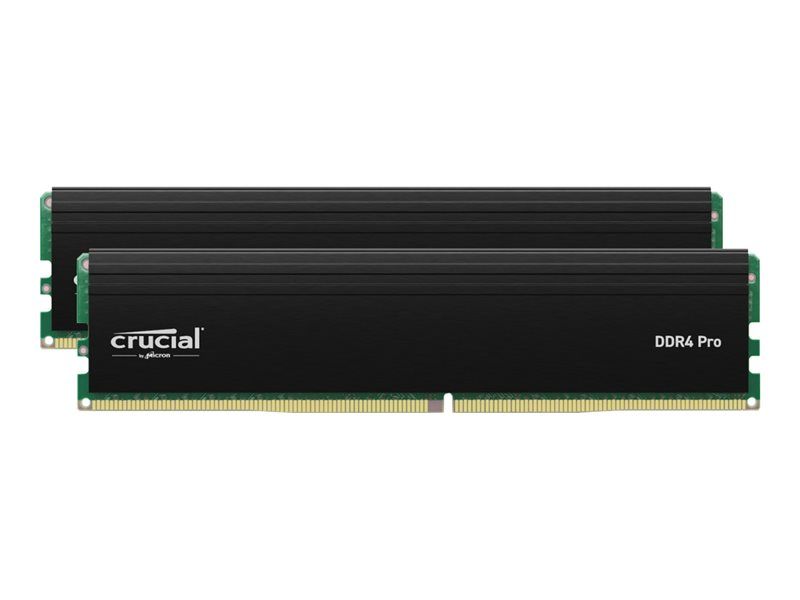Micron Technology DDR4 64GB Kit (2x32GB) 3200MTs/PC4-25600 DIMM 288-pin 1.2V Unbuffered Memory