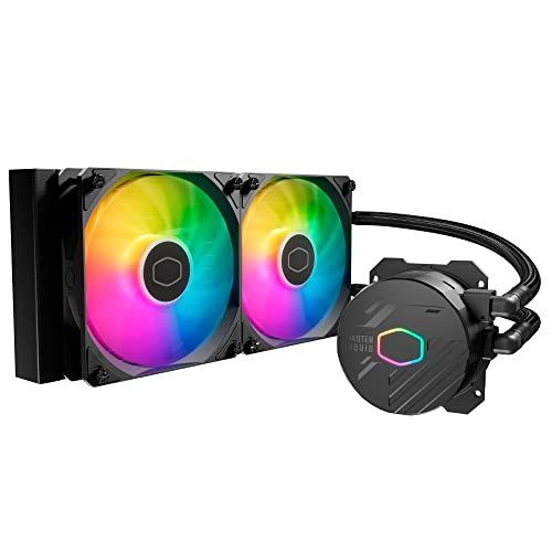 Cooler Master MasterLiquid 240L Core ARGB Liquid Cooling Kit - 12cm Black Fan