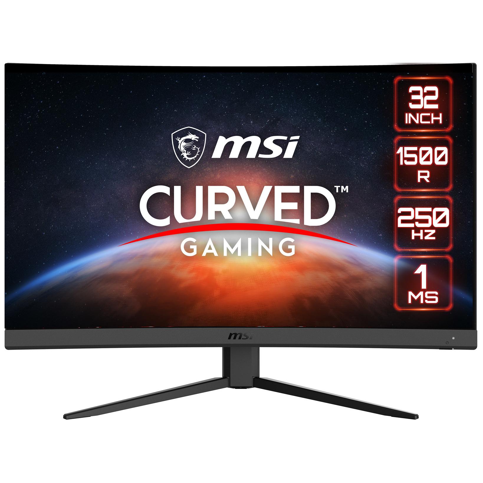 MSI G32C4X 31.5" Curved Gaming Monitor 1920x1080 Full HD Black