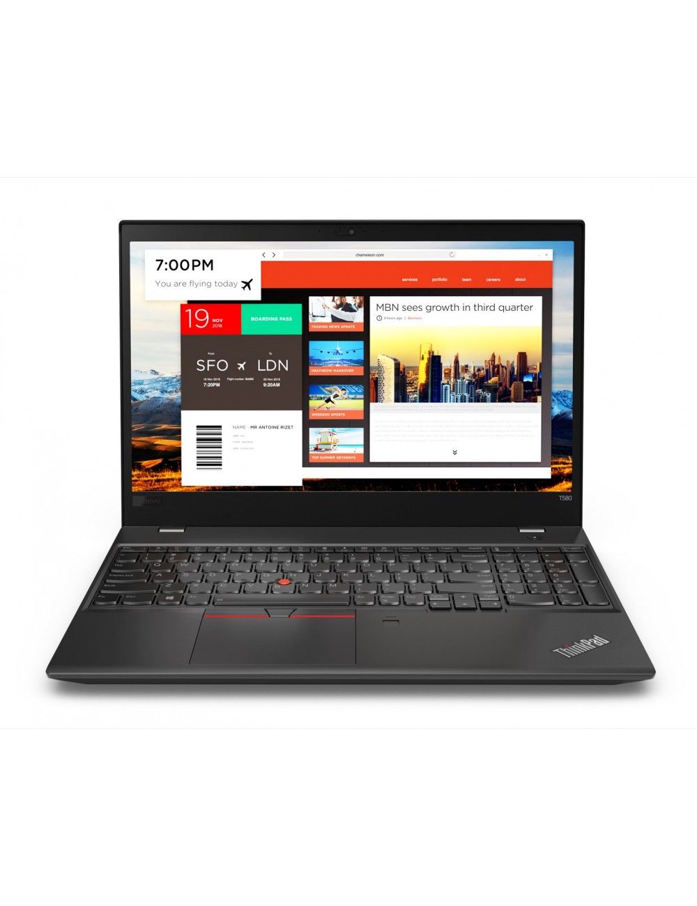 Lenovo ThinkPad T580 - Core i5, 8GB RAM, 256GB SSD, Windows 10