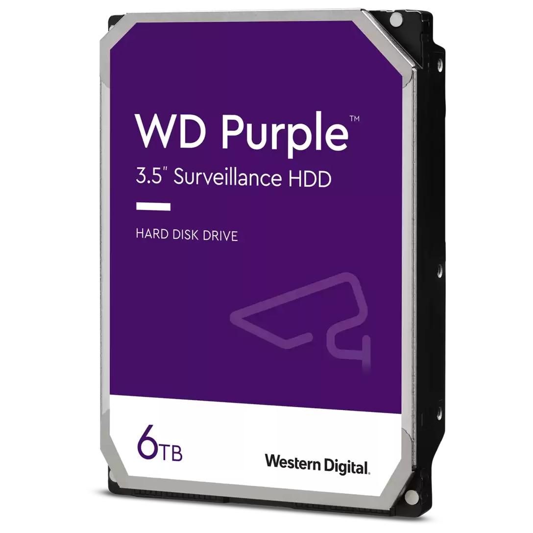 Western Digital Purple 6TB HDD, 5400 RPM, 256MB Cache, 3.5" SATA III
