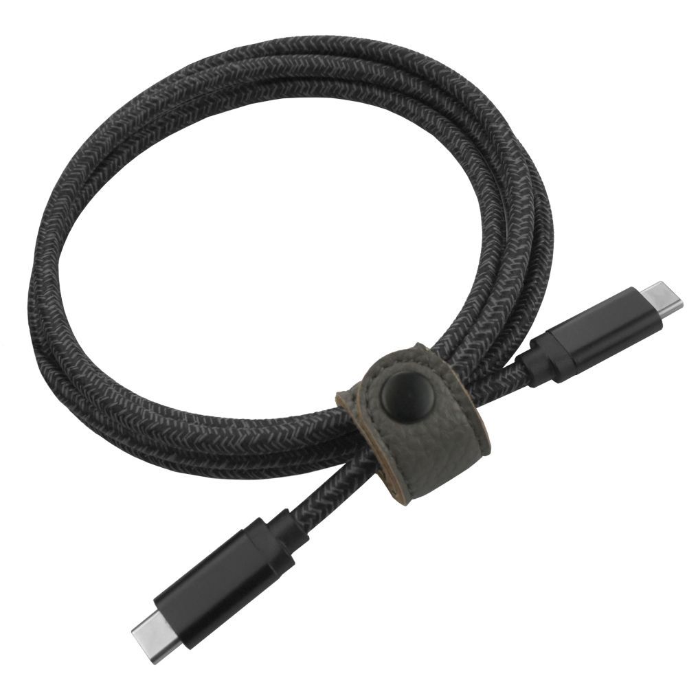 Cable Adeqwat USB-C a USB-C, 3m Negro