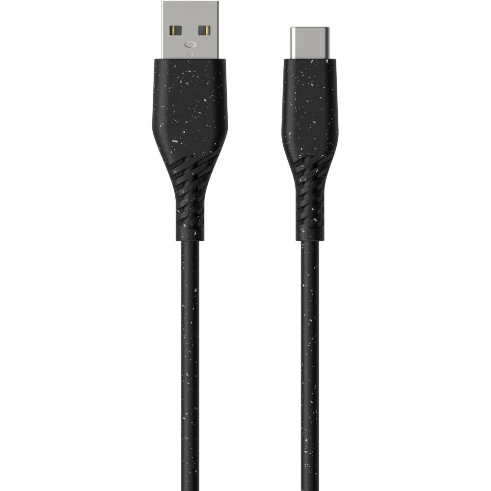 Cable USB-C Adeqwat a USB, 2m, Negro, Diseño Ecológico