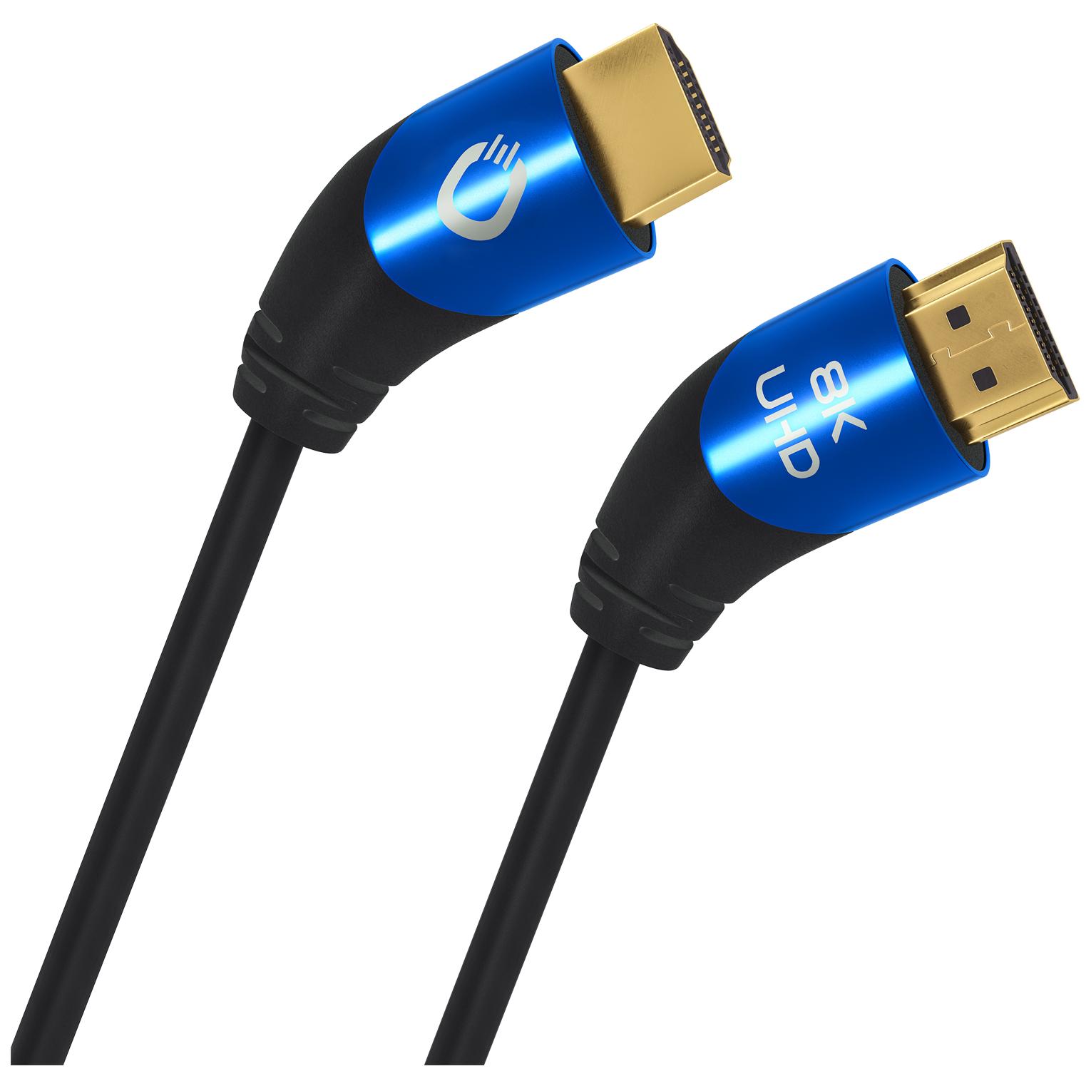 Oehlbach Shape Magic UHD HDMI Cable (1m) - Black