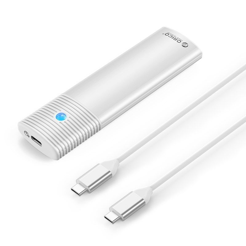 Orico PWM2-G2 M.2 NVMe External Enclosure, USB-C, 10Gbps (Silver)