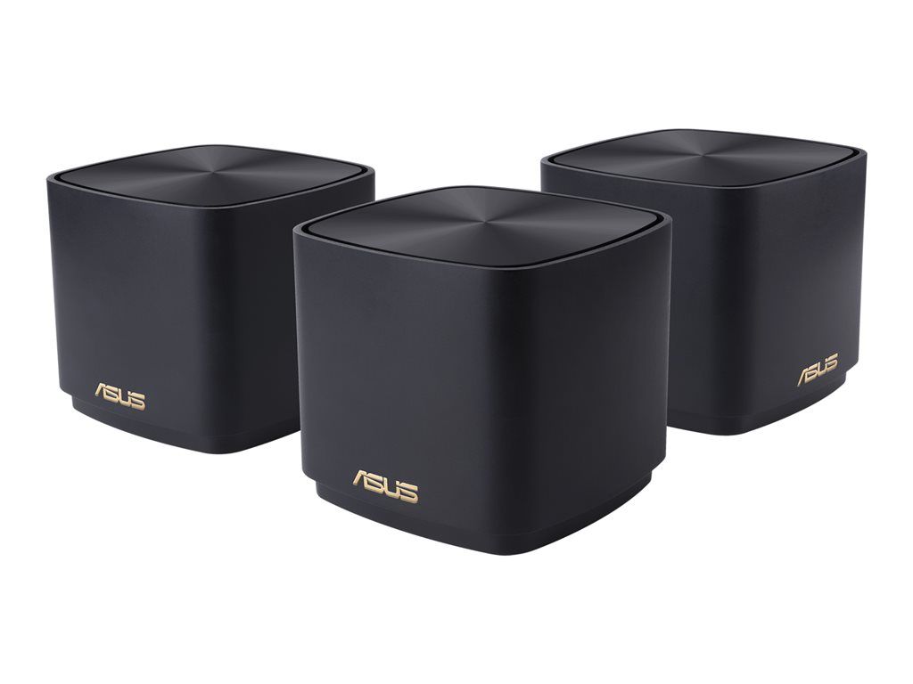 ASUS ZenWiFi XD4 Plus - Sistema Wi-Fi - (3 Enrutadores) - Hasta 4800 pies cuadrados 1GbE - Wi-Fi 6 - Dual Banda