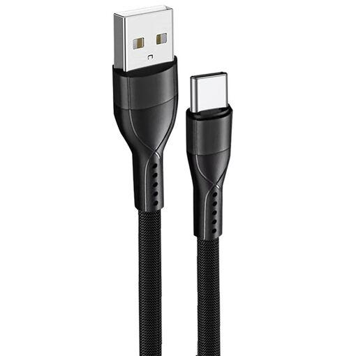 Câble de charge rapide USB-C en nylon pour les appareils Xiaomi - 1M Noir