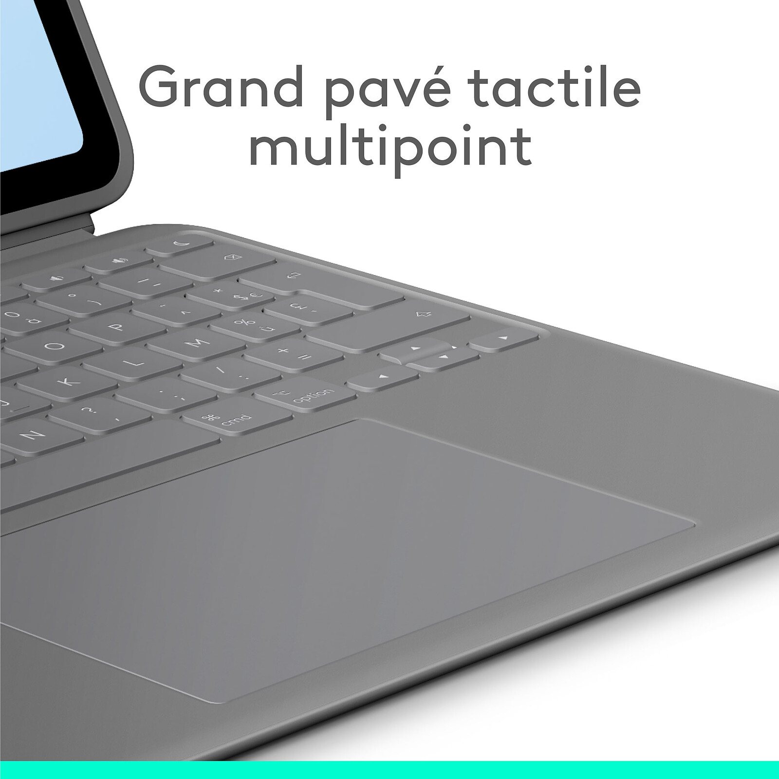 Logitech Combo Touch (iPad Air 13") (Grey)