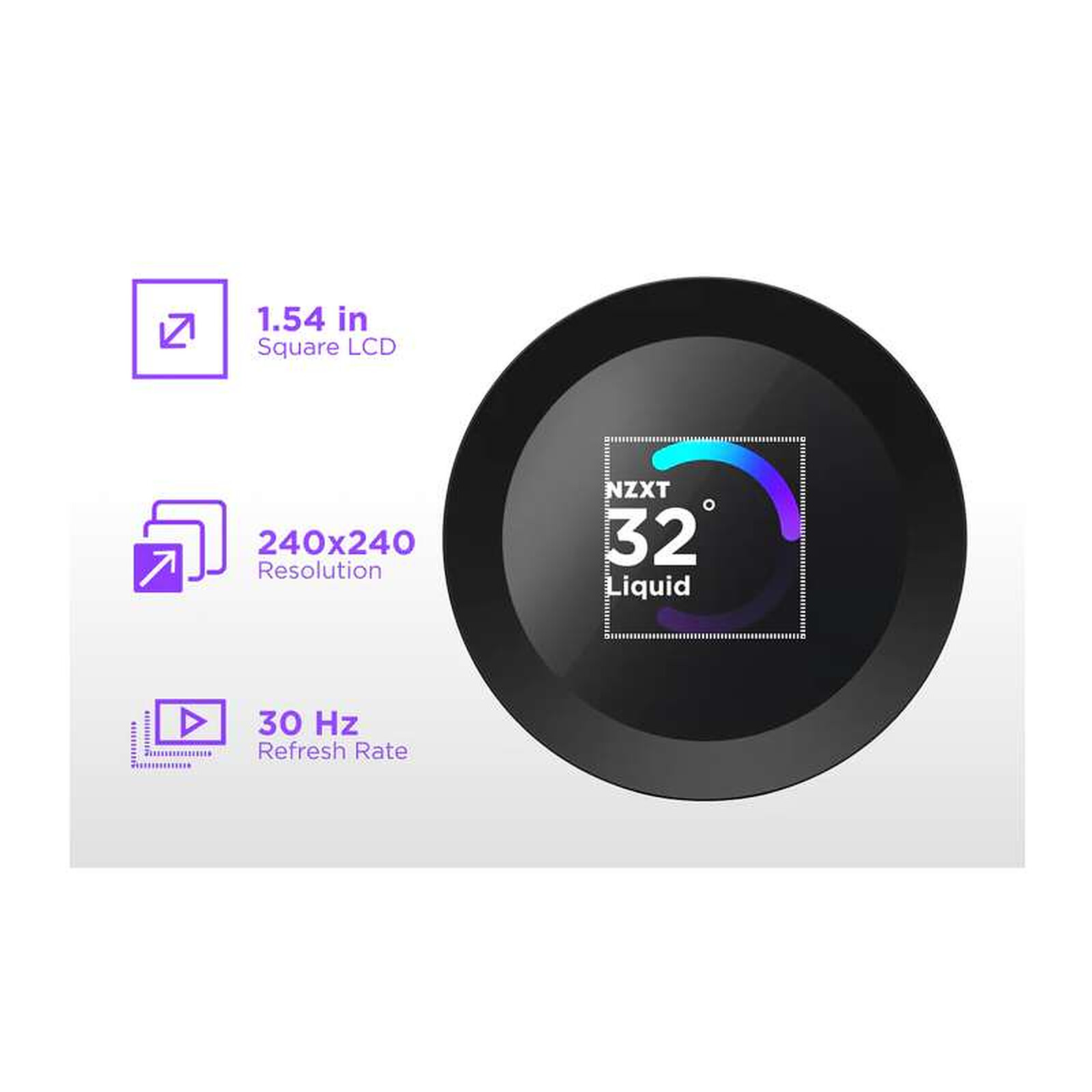 NZXT Kraken Plus 240 RGB Black (RL-KR240-B2)