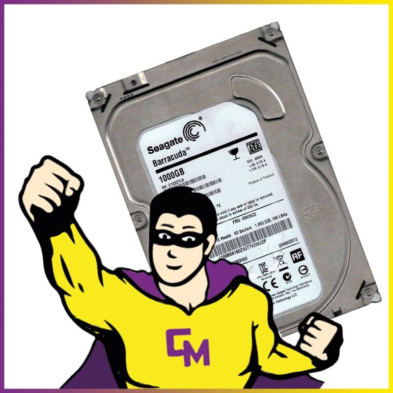 Seagate Barracuda 1TB Internal Hard Drive 3.5', SATA III, 7200 RPM