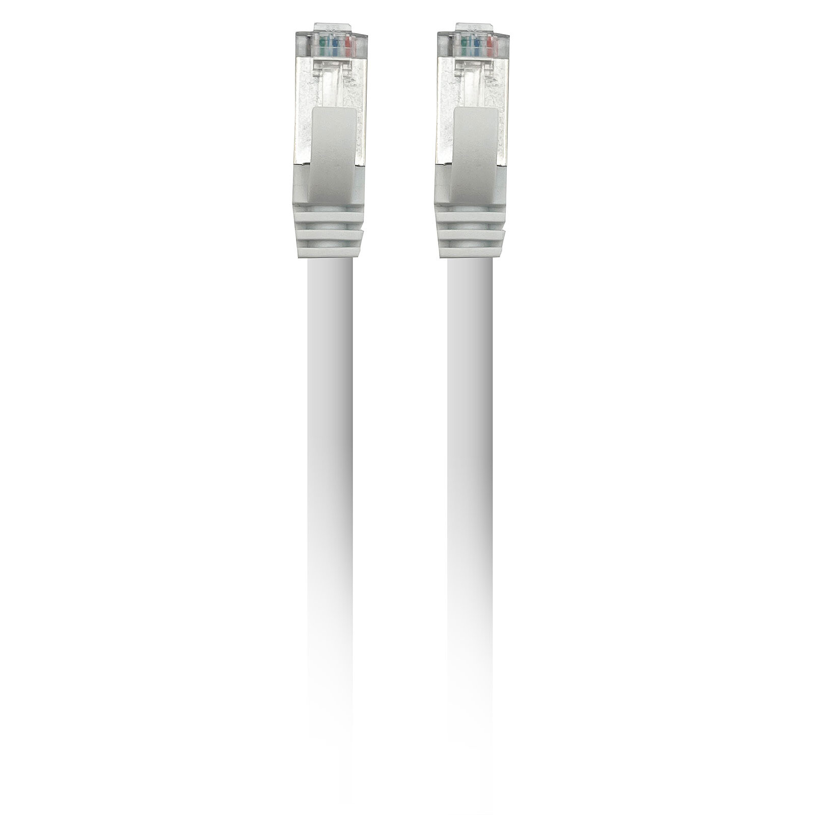 Textorm RJ45 CAT 6 F/UTP cable - male/male - 3 m - White 