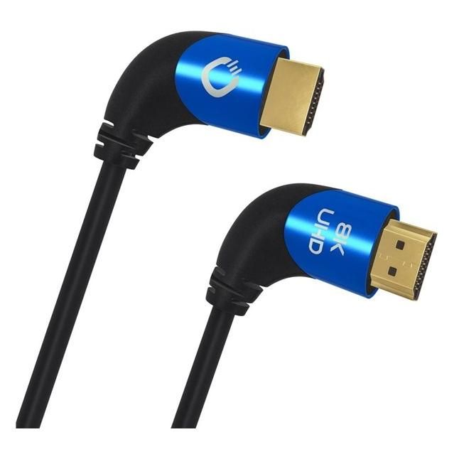 Oehlbach Shape Magic HDMI Cable UHD 90 Black (1m)